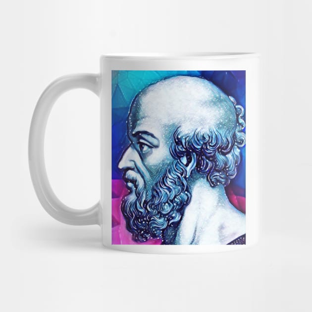 Eratosthenes of Cyrene Snowy Portrait | Eratosthenes of Cyrene Artwork 13 by JustLit